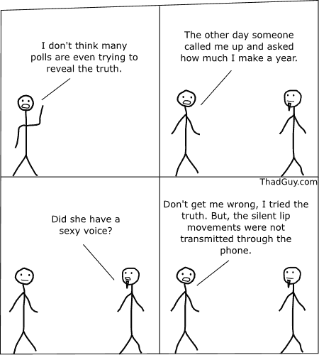 I dont think many polls are even trying to reveal the truth