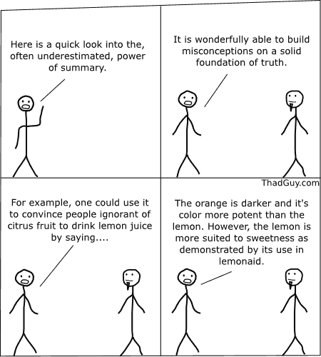 Here is a quick look into the often underestimated, power of summary